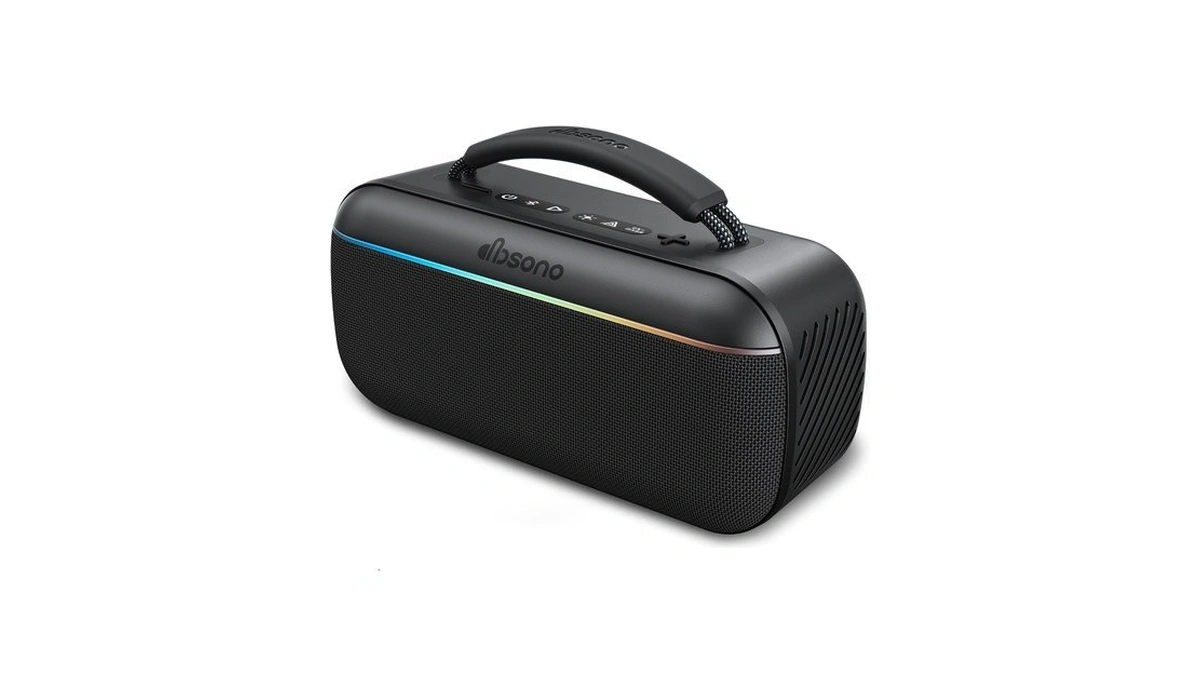 Dbsono Bluetooth Speaker Portable Wireless, 100w Peak, Bluetooth 6.0, Black