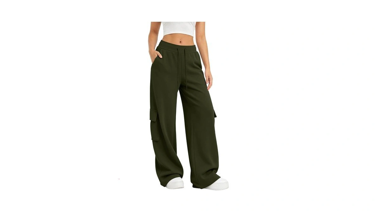 Cargo Sweatpants Women's Wide Leg Sweatpants Wide Leg Pants With