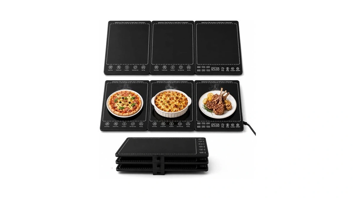 Tandemray 3-in-1 Modular Warming Tray, 25 X 15 Inch Electric