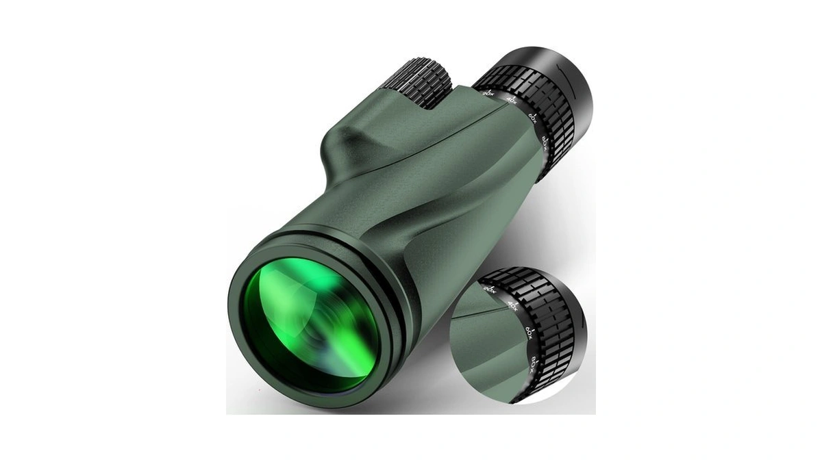 Monocular Telescope 80x100, Wide Field Hd Monoculars For Adults With