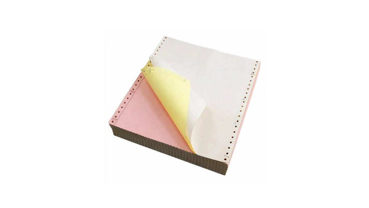 Staples Multi-part Colored Computer Paper, 9.5x11 Inch, 3-part, 1100 Sht
