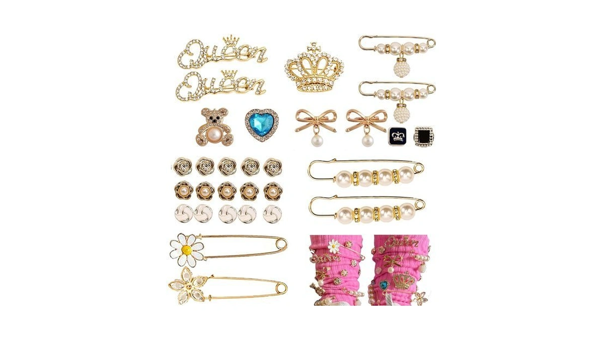 Biiqakoo Socks Charms Sneaker Shoe Charms For Sock Safety Pins