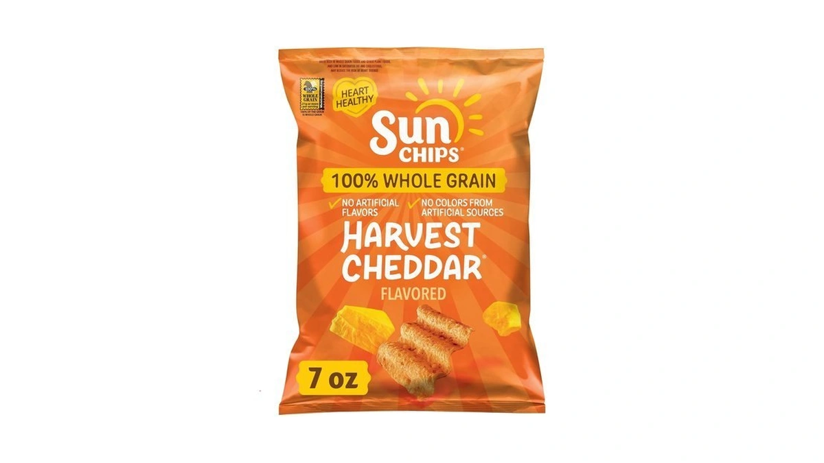 Sunchips Multigrain Snacks Harvest Cheddar, 7 Oz