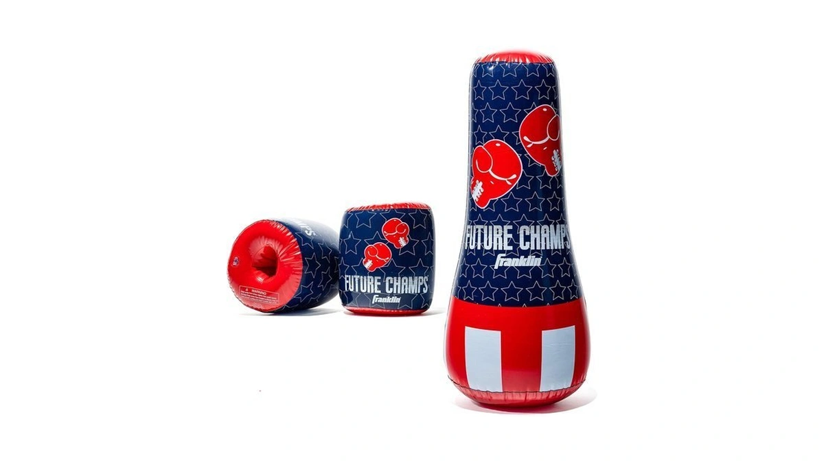 Franklin Sports Inflatable Punching Bag & Glove Set - Future