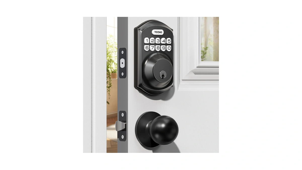 Teeho Te001k Keyless Entry Door Lock With Knob For Front
