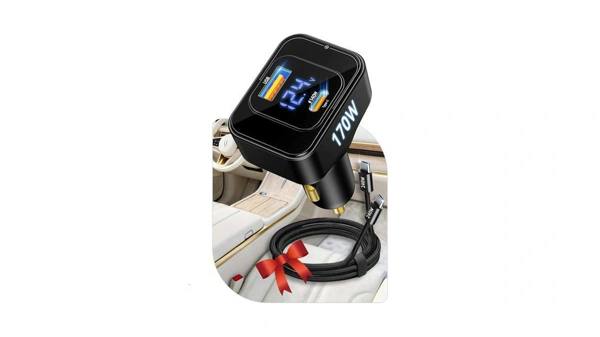 Ushigoo Fast Car Charger For Iphone 17 Sumsung Fast Charging