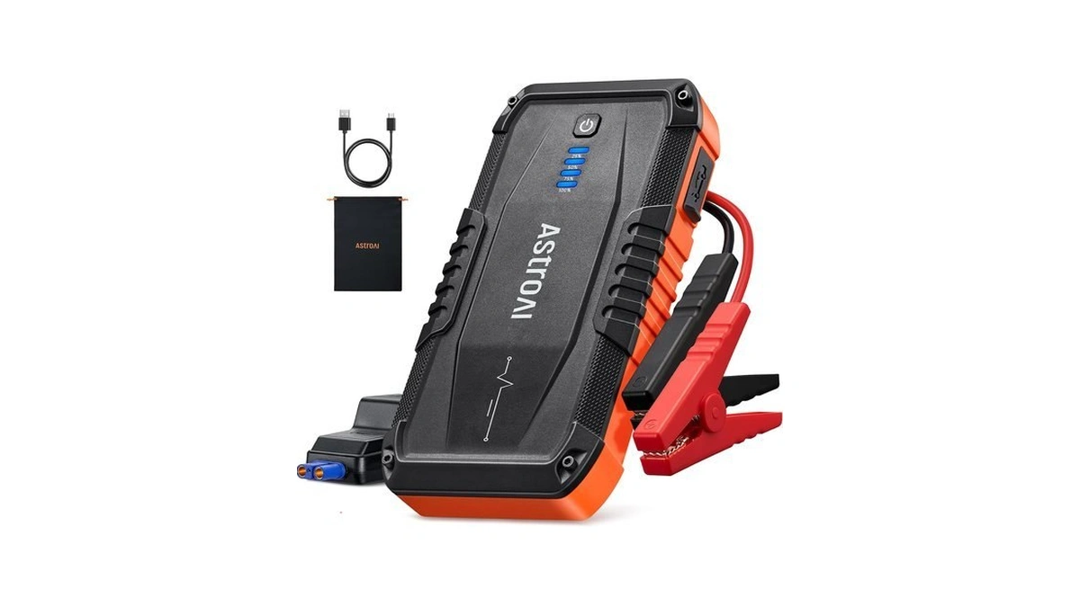 Astroai S8 Car Battery Jump Starter 1500a - Portable 12v