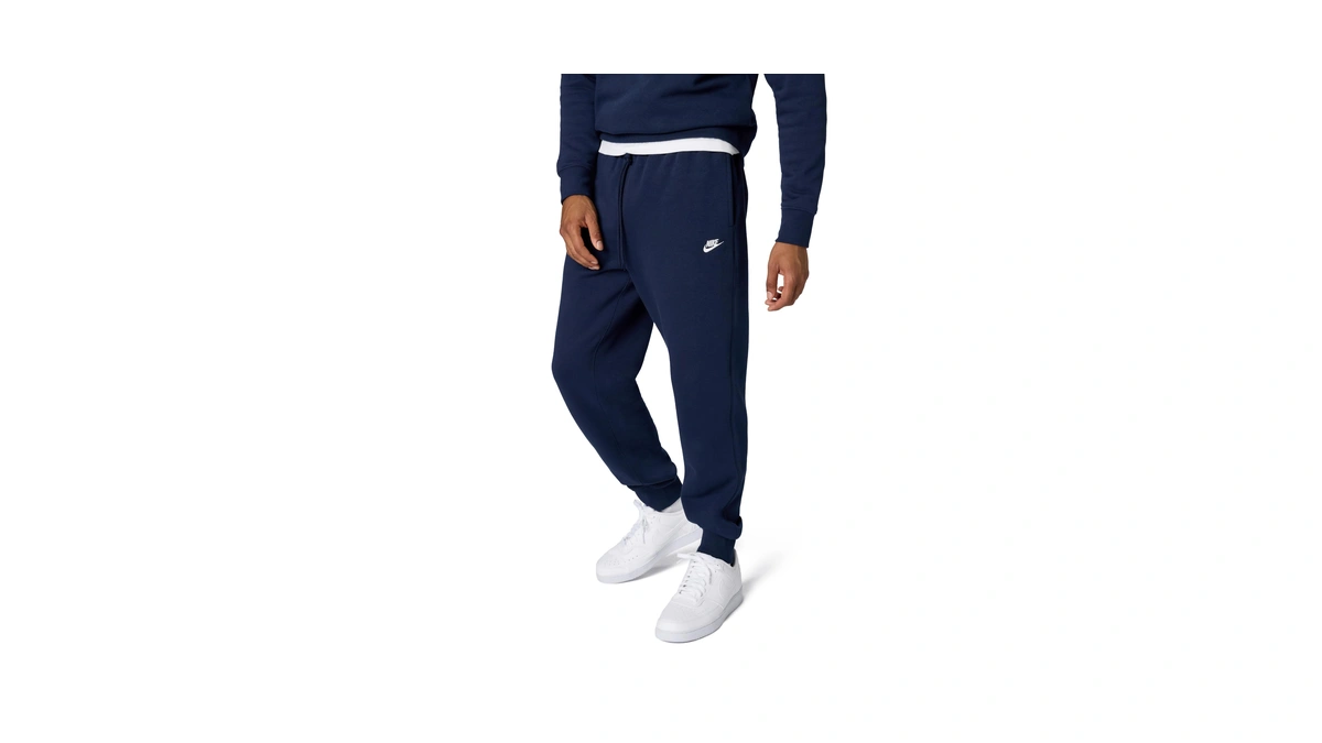 Nike Men's Club Joggers, Obsidian/obsidian/white, Medium