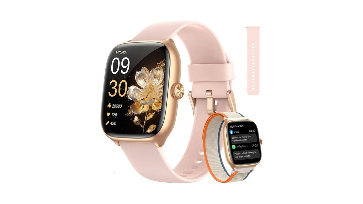 Smart Watch For Women Android & Iphone [40mm 3 Bands,