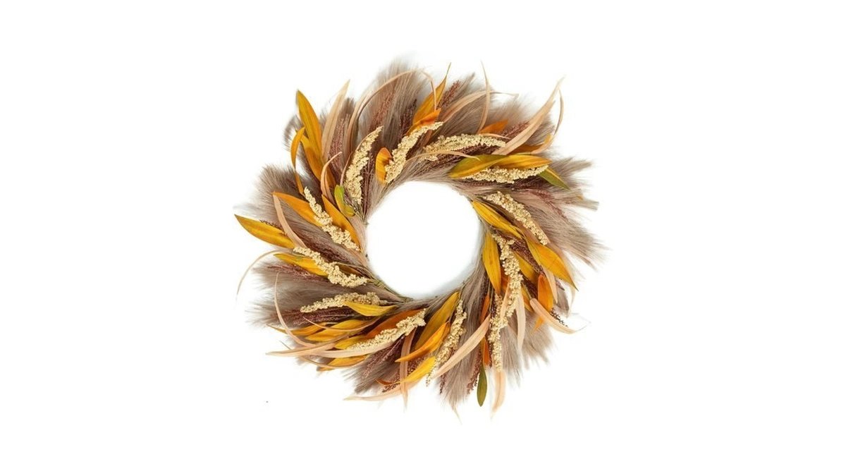 Fall Wreath 22-24inch Autumn Door Wreath For Home Front Door