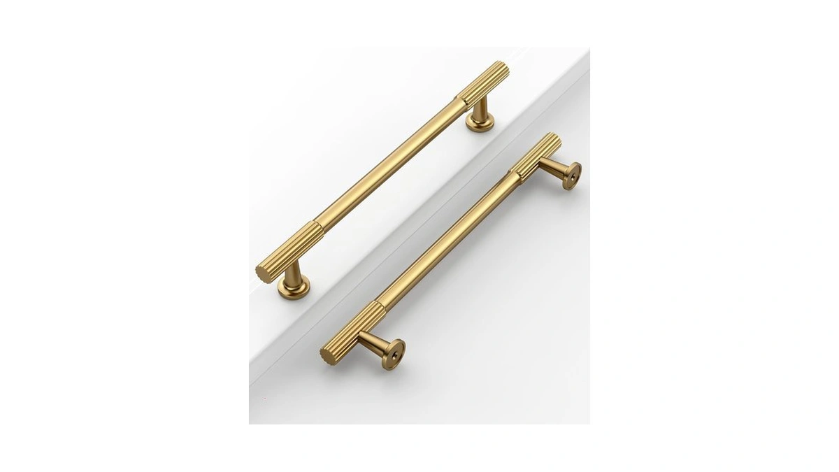Coinkoly Champagne Bronze Cabinet Handles Kitchen Pulls 6.25 Inch 10