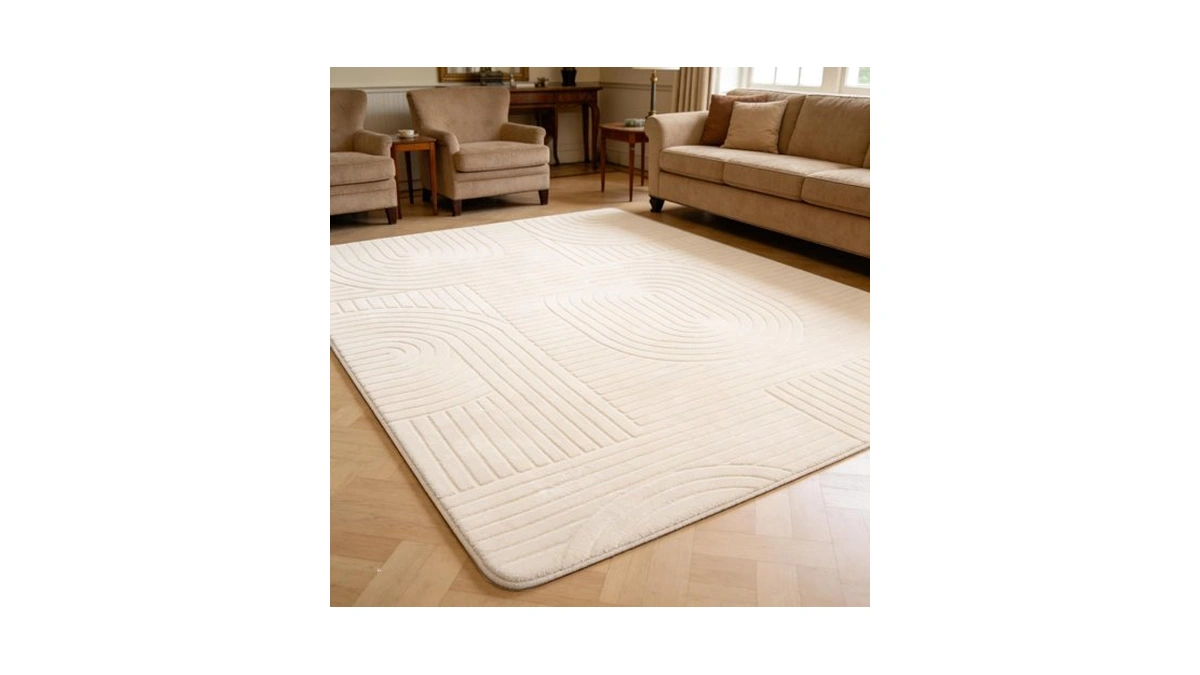 Zvffdg 5x7 Beige Area Rug, Washable Rugs For Living Room