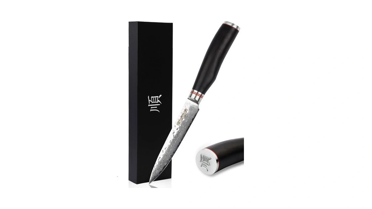 Yousunlong 5" Utility Knife - Damascus Multi-purpose Kitchen Knife