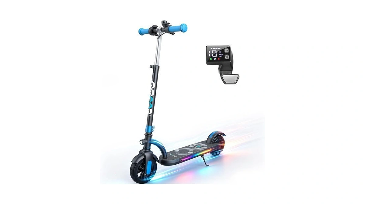 Gyroor H40 Kids Electric Scooter 180w 10mph Led Lights Ages