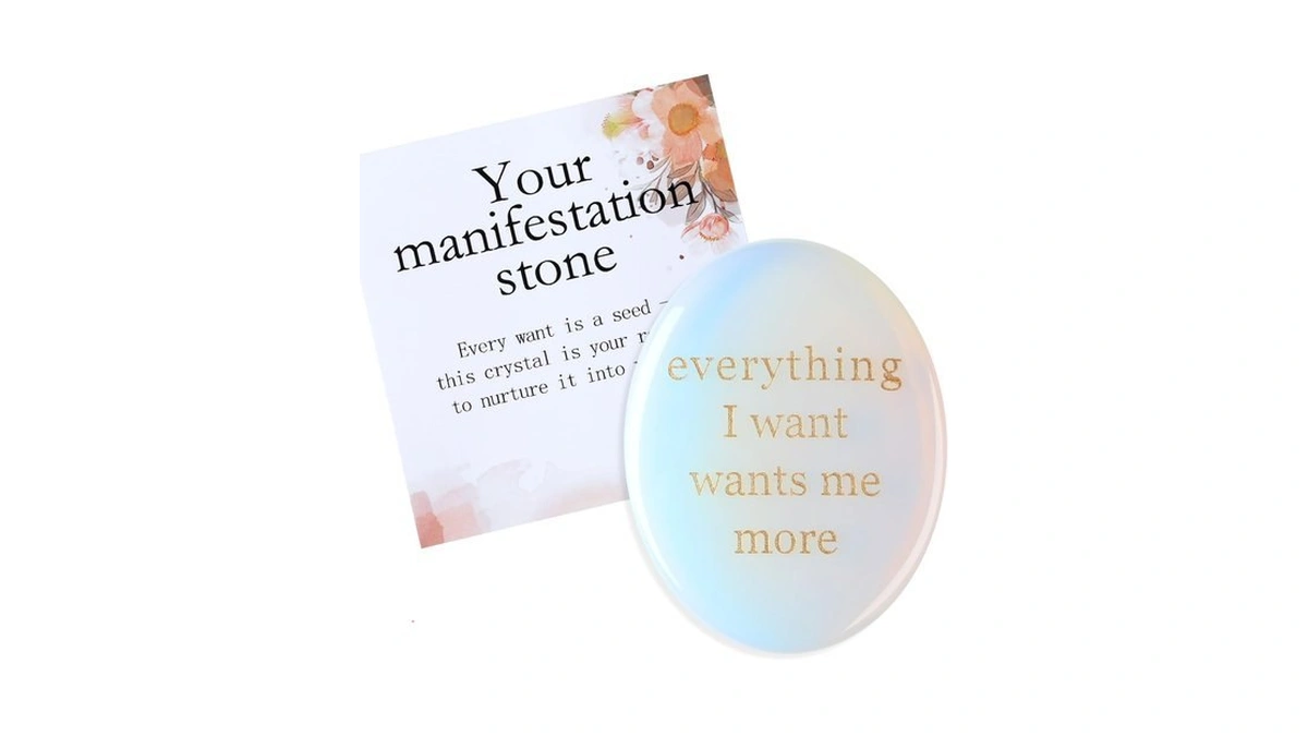 Maibaota Opalite Crystal Healing Crystals Opal Stone Natural Reiki Gemstone