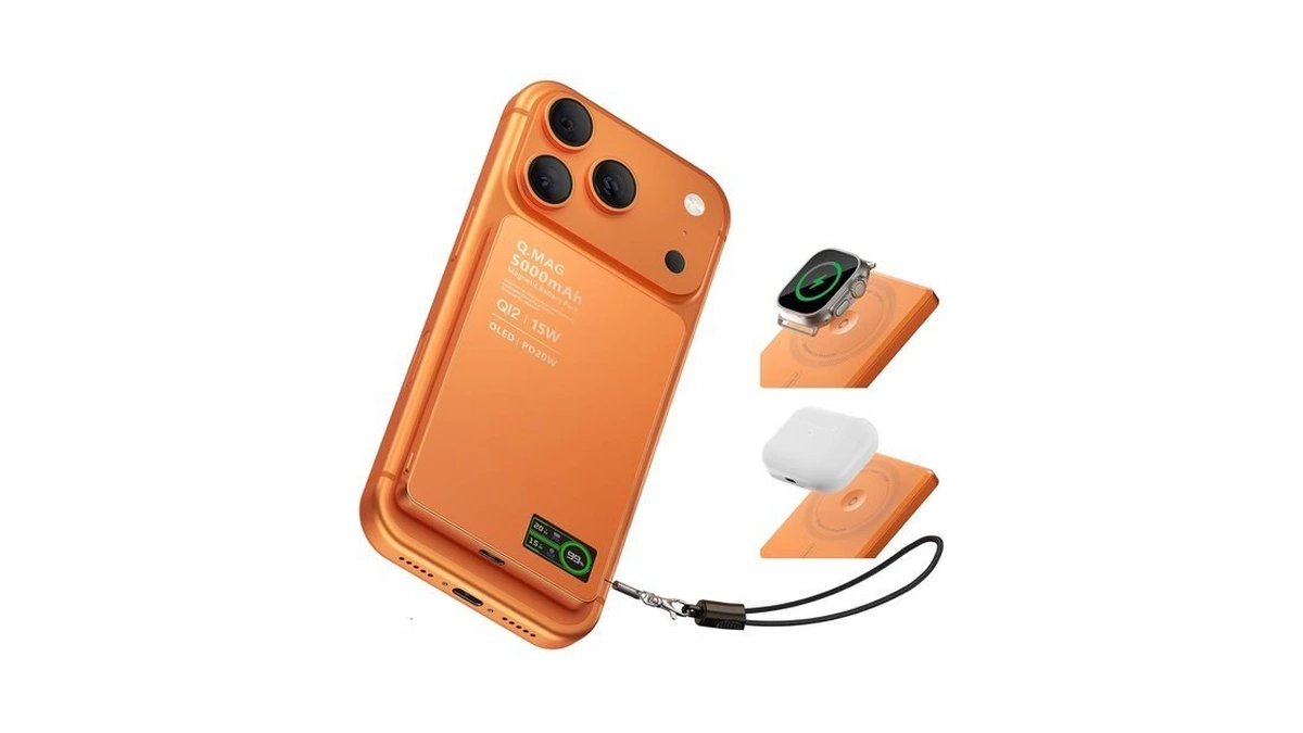 Portable Charger For Apple Watch & Iphone 17/16/15/14, 5000mah 15w