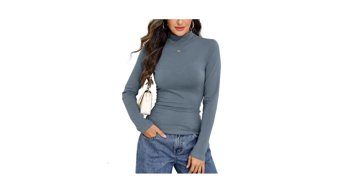 Hilor Cotton Long Sleeve T Shirts For Women Fall Winter