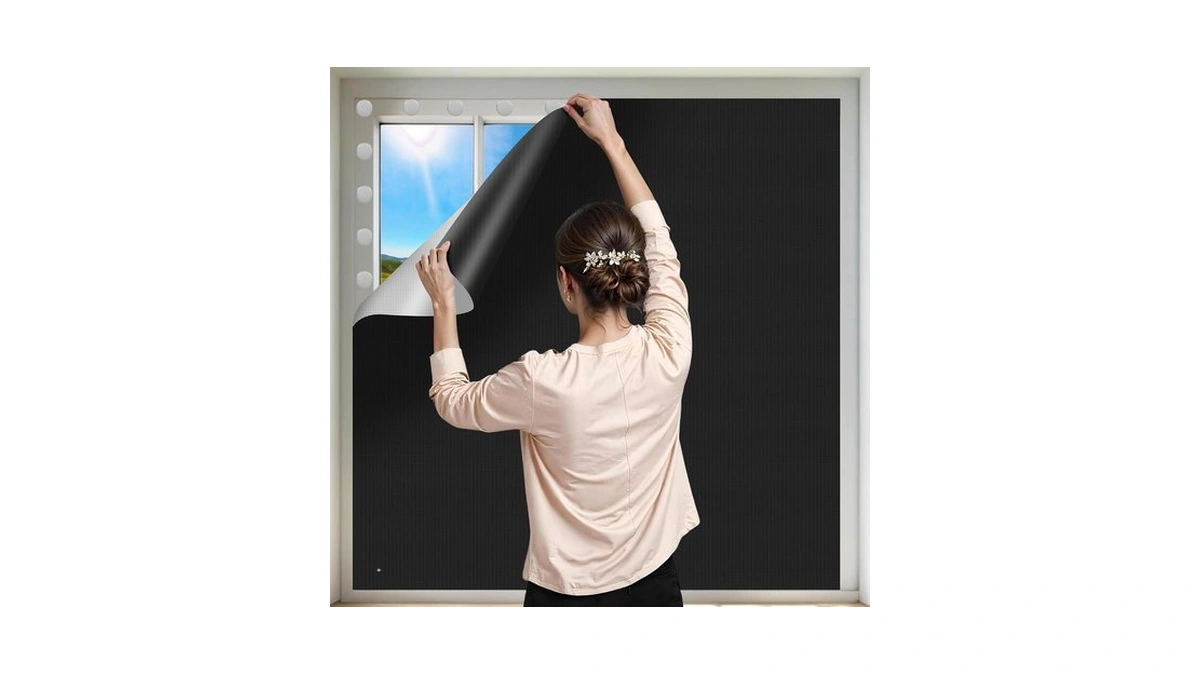 Black Out Window Cover Portable Blacout Curtains For Bedroom Guard