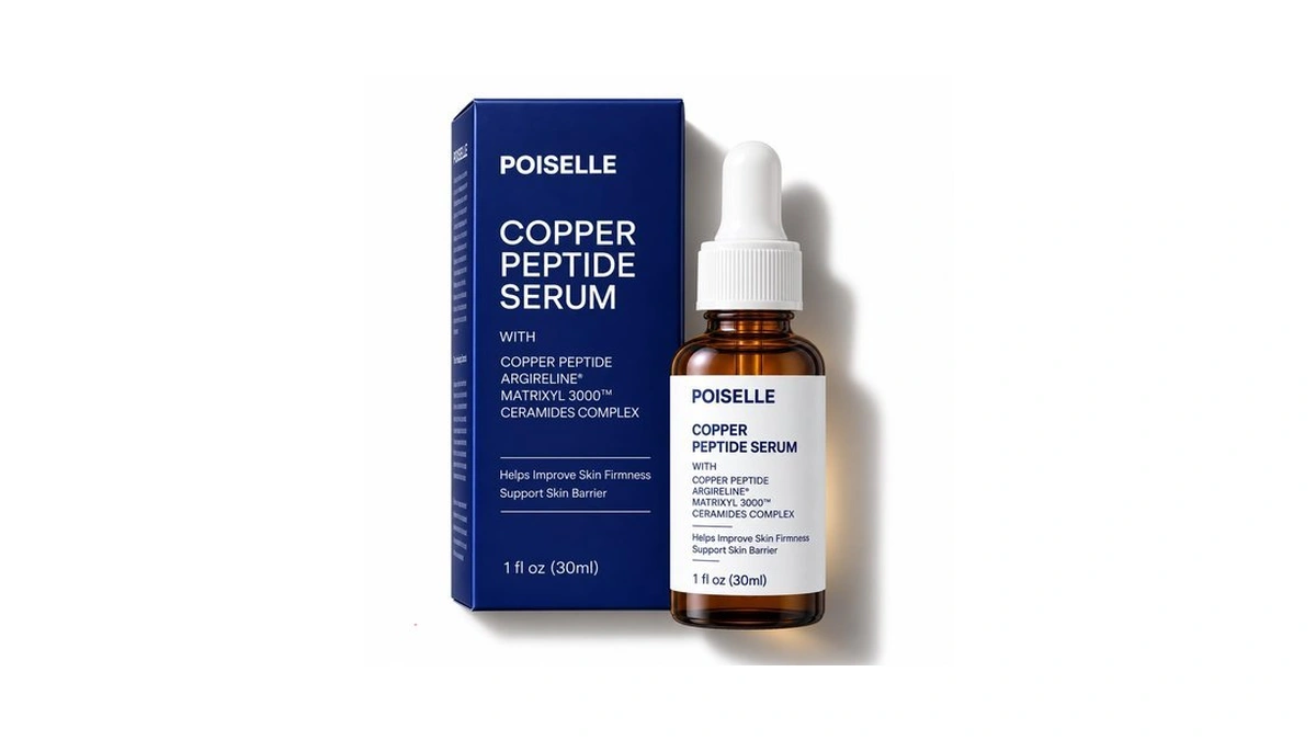 Copper Peptides Serum For Face With 1.5% Ghk-cu Peptide, 3%
