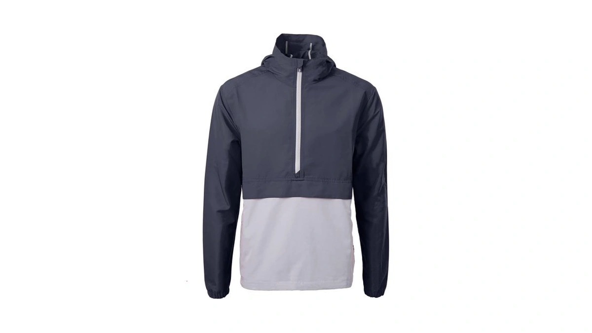 Cutter & Buck Charter Eco Recycled Mens Anorak Jacket, Navy