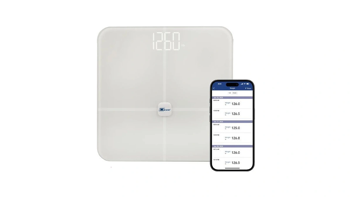 Zewa Digital Biometrics Scale | Measures 12 Body Composition Metrics