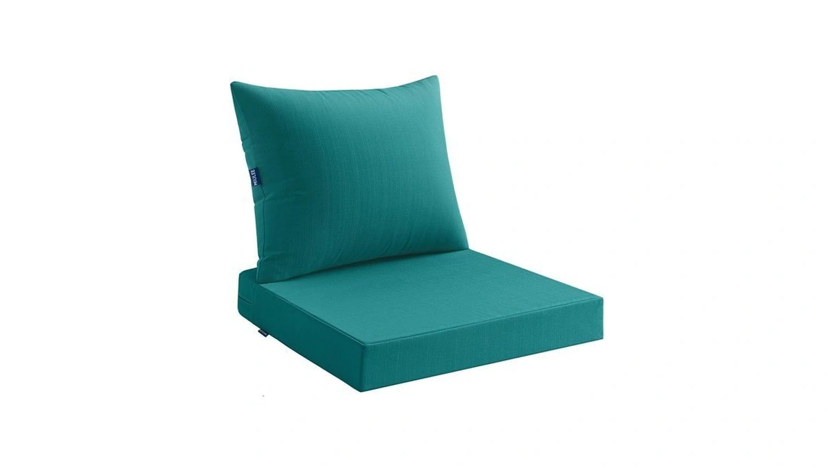 Miulee Turquoise Outdoor Chair Cushion 22x22 Inch For Patio Furniture