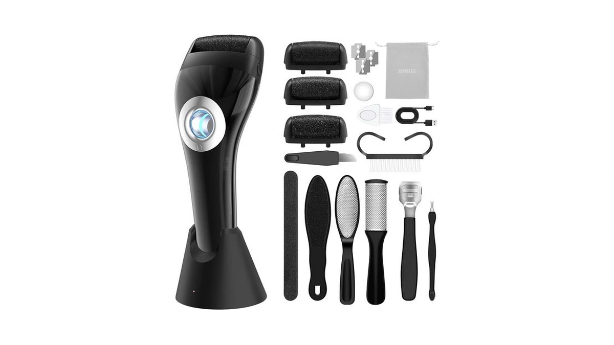 Upgraded Rechargeable Foot Callus Remover, Professional Electric Foot File, 18