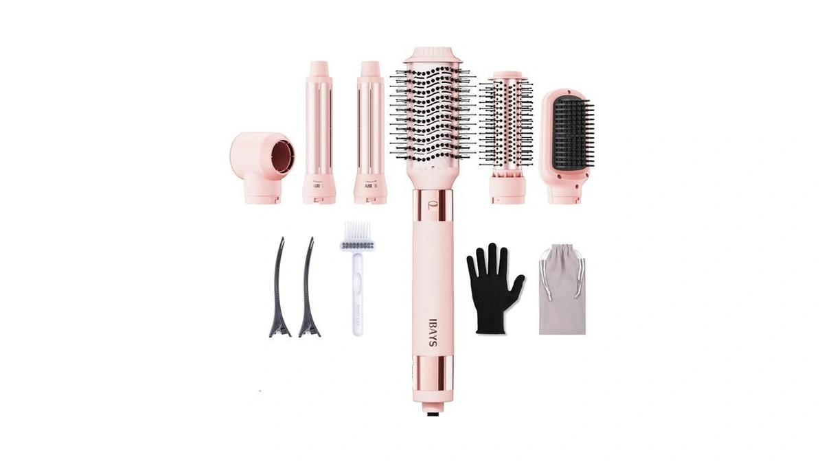 Ibays 6 In 1 Air Multi-styler & Hair Dryer Brush