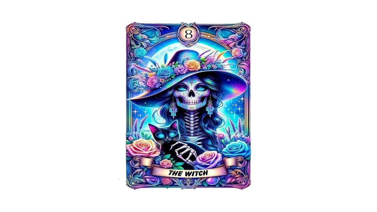 Lophomie Diamond Art Kits For Adults, 5d Skull Witch Diamond