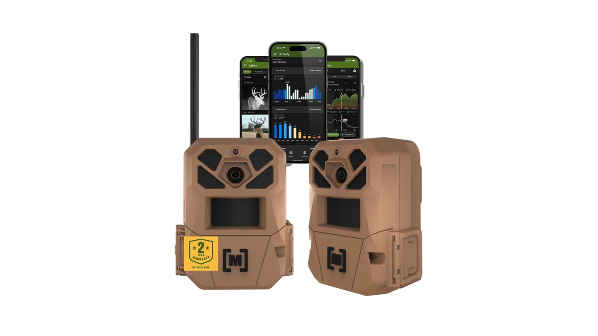 Moultrie Edge 3 Cellular Trail Camera - 2-pack, 40mp, 0.5s