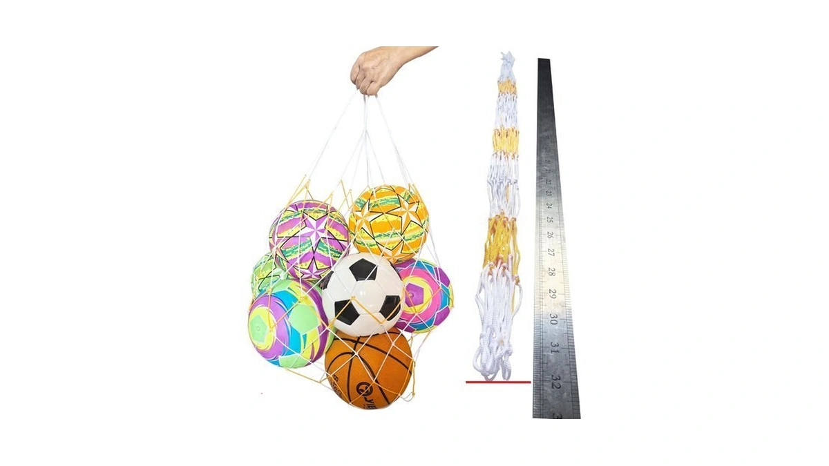 Edrlaity Extra Large Ball Storage Mesh Bag Net For Kids