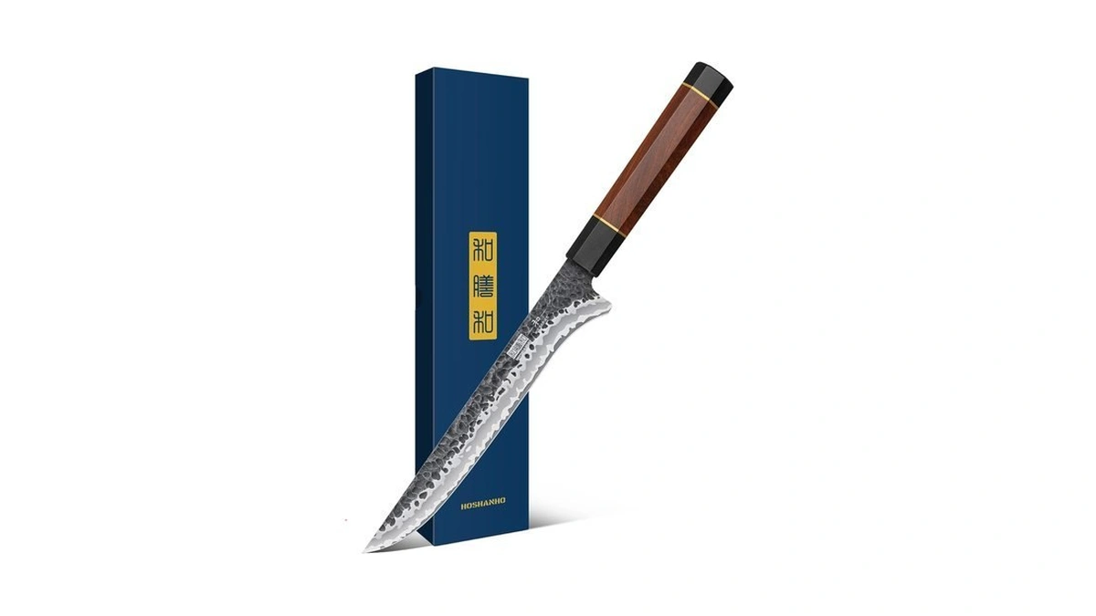 Hoshanho 7 Inch Fillet Knife, Razor Sharp Hand Forged Boning