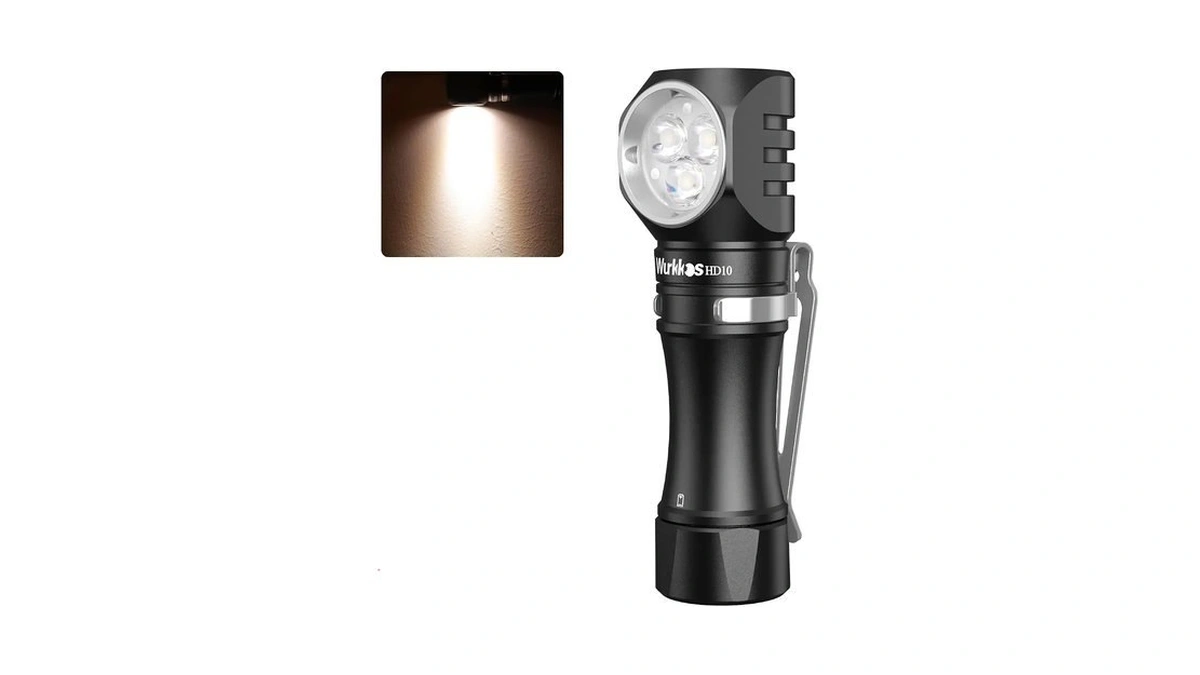 Wurkkos Hd10 Mini Flashlight Rechargeable
