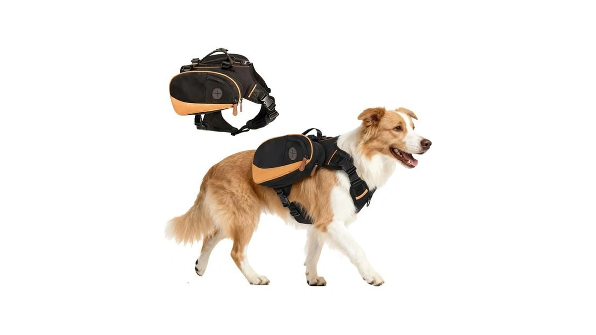 Dog Backpack For Medium & Large Dogs, Detachable Side Bags,