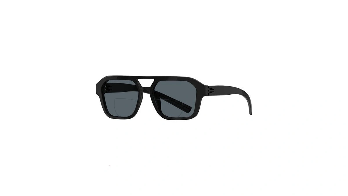 Eyekepper Bifocal Sunglasses For Women Men 1.5, Black Pilot
