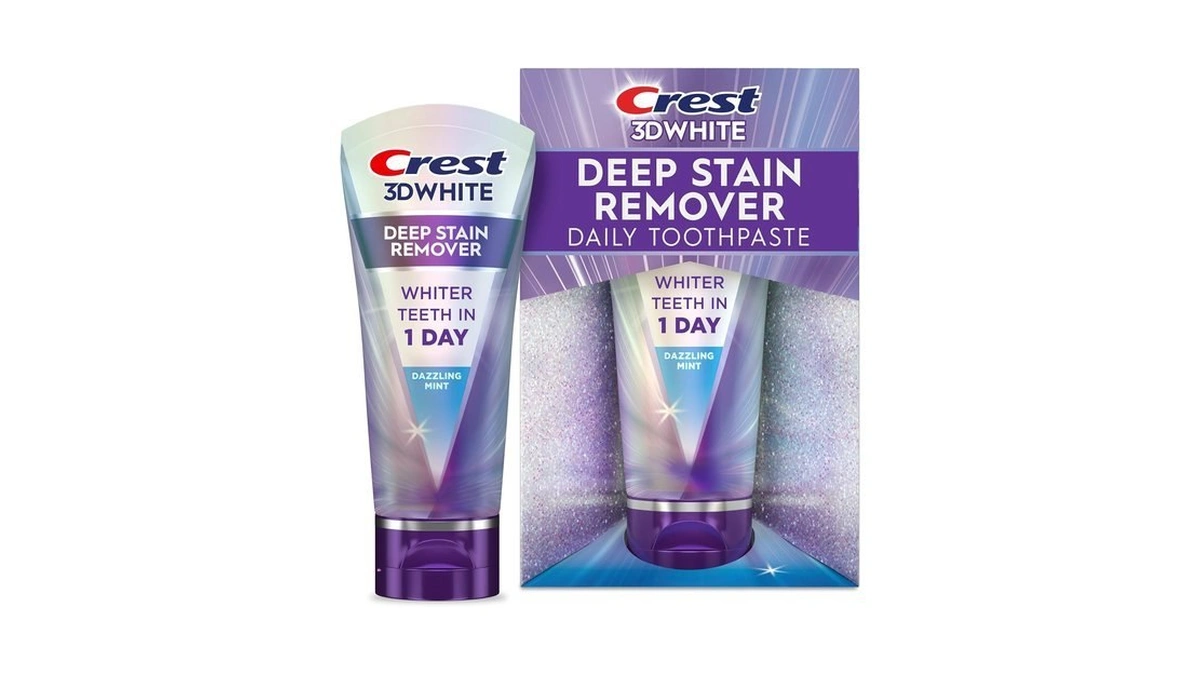 Crest 3dwhite Brilliance Deep Stain Remover Dazzling Mint Toothpaste -