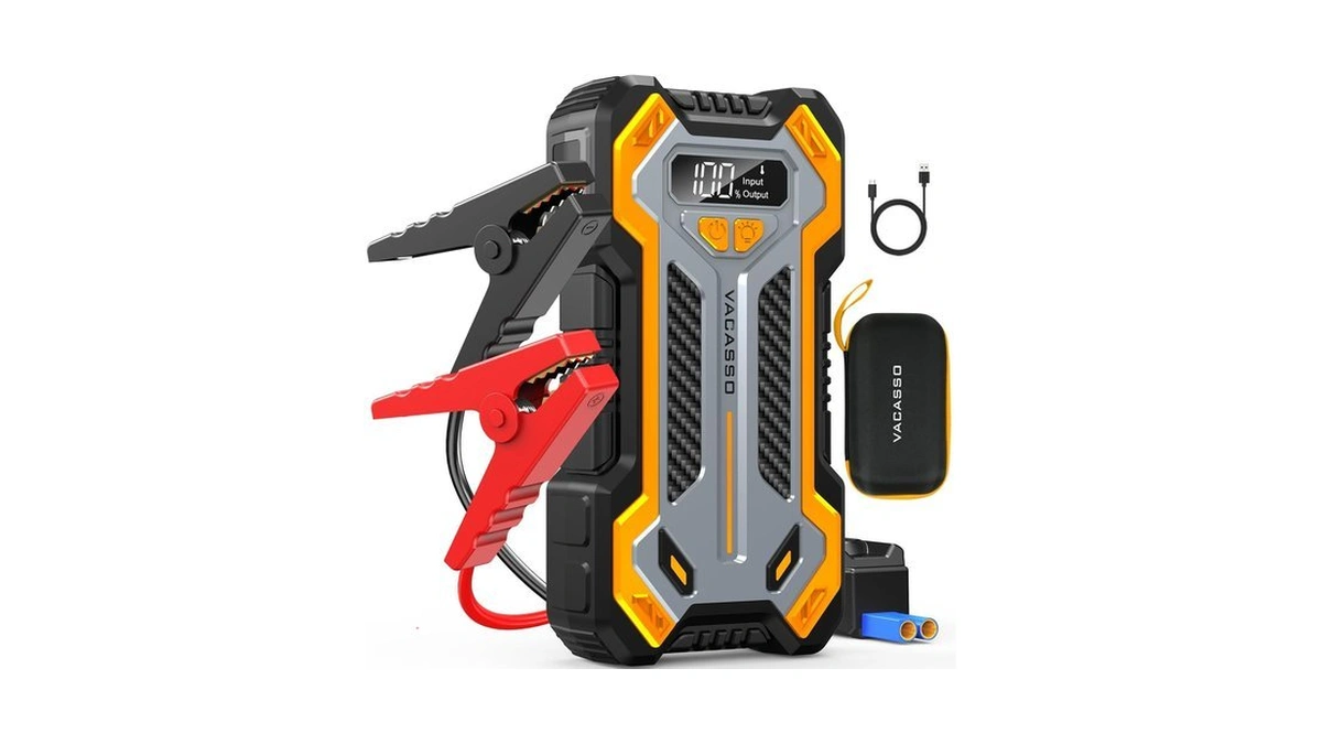 Vacasso Car Jump Starter 5000a, 12v Battery Jumper Starter Portable