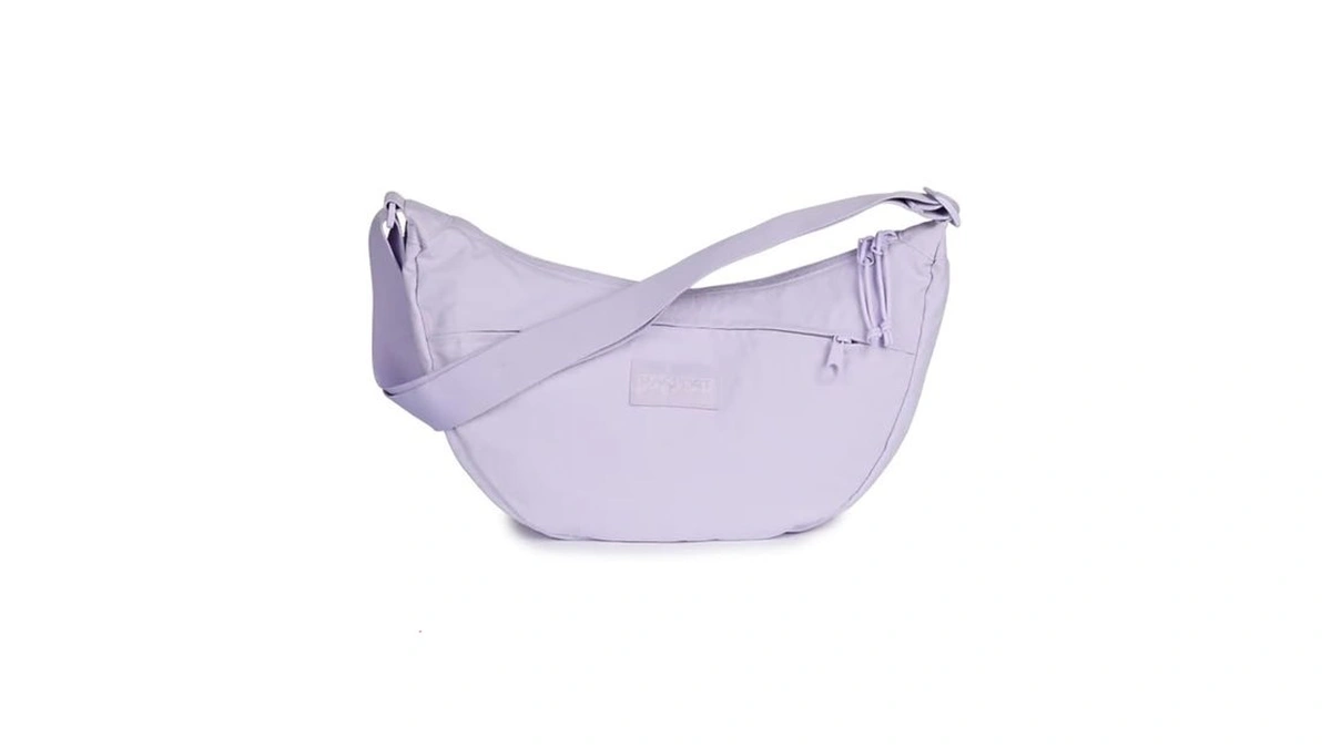 Jansport Unphased Crossbody Large, Soft Nylon - Pastel Lilac