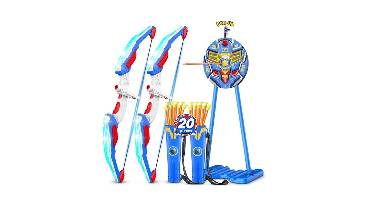 Tigtecgame 2 Pack Bow And Arrow For Kids With Standing
