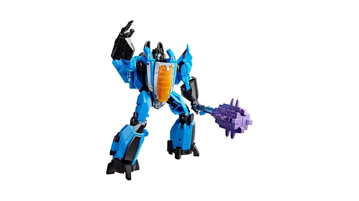 Transformers Studio Series War For Cybertron Thundercracker, 6.5-inch Converting Action