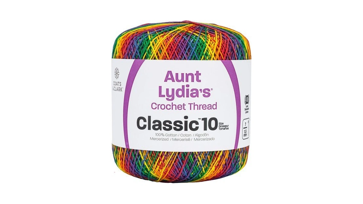 Red Heart Aunt Lydia Classic Crochet Thread, 1 Pack, Mexicana,