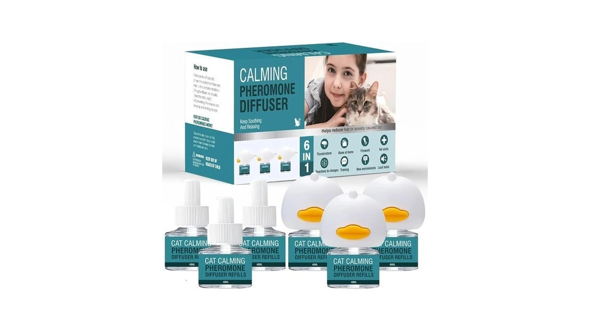 Cat Calming Diffuser 6 In 1 Multicat Calming Pheromones Diffusers