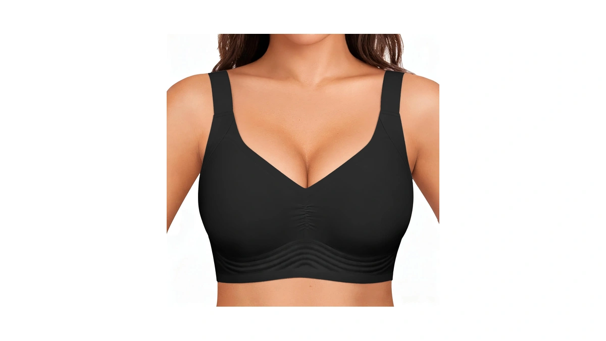 Vrcomfy Jelly Bra Push Up No Underwire Wireless Bras For