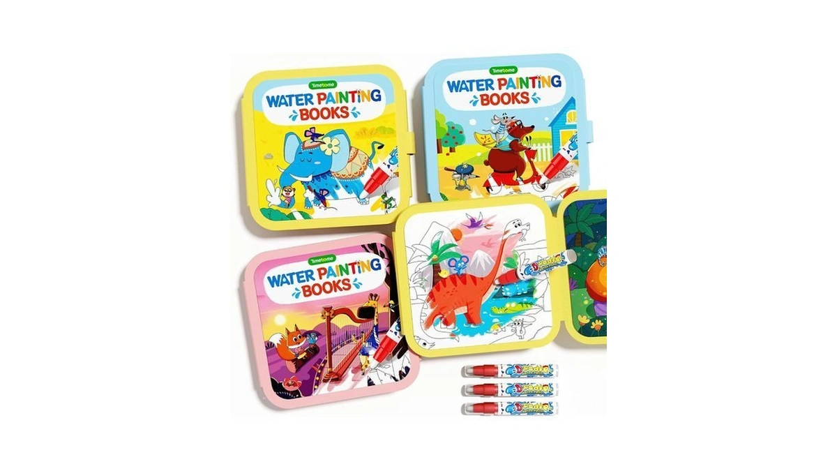 Timetome Water Painting Books For Kids Ages 3-6