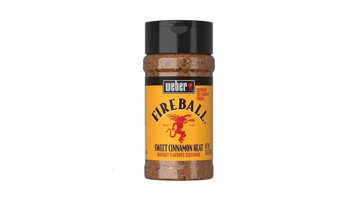 Weber Fireball Whiskey Flavored Bbq Seasoning, 3.5 Oz