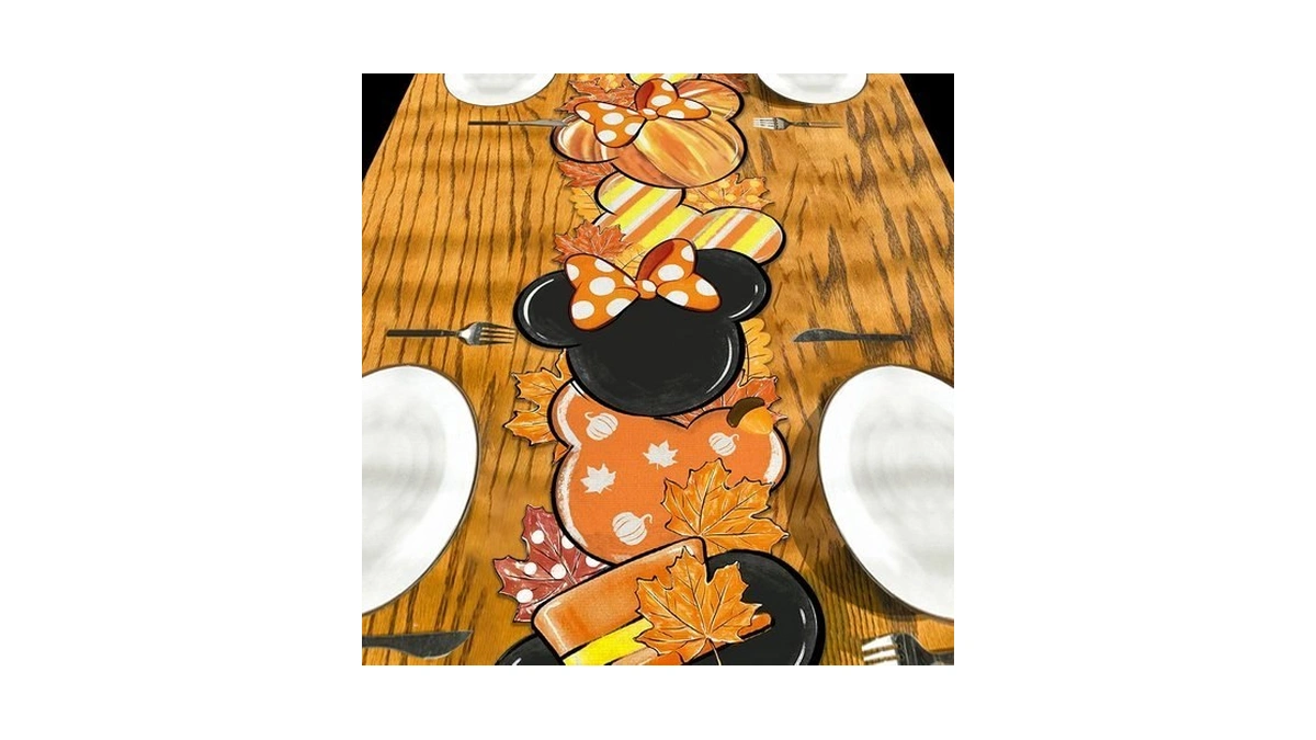 Yarcooly Fall Table Runner 13×72 Inch Thanksgiving Decorations For Home