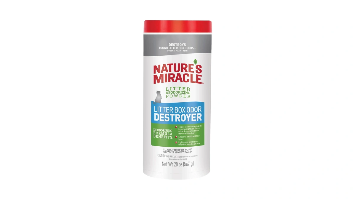 Nature's Miracle Litter Box Deodorizer Powder, Cat Odor Control |