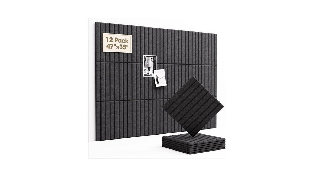 Acoustic Panels 12 Pack Square Soundproof Wall Panels With 60