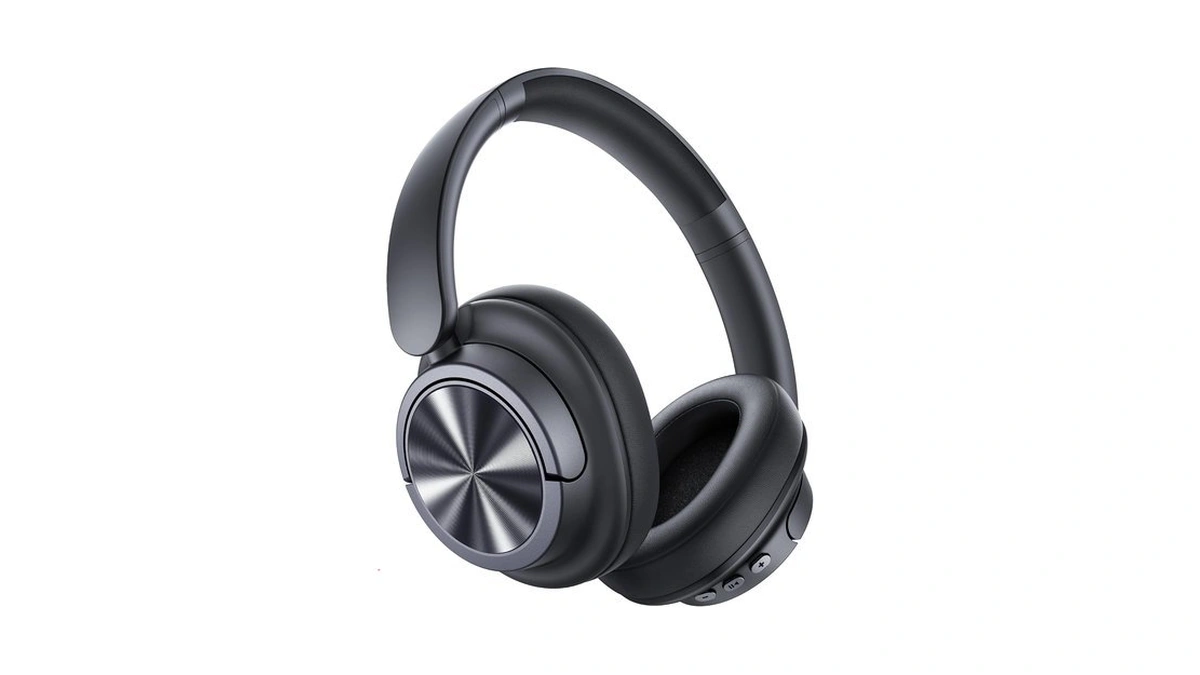 Hybrid Active Noise Cancelling Headphones 120h Playtime Wireless Headphones Bluetooth