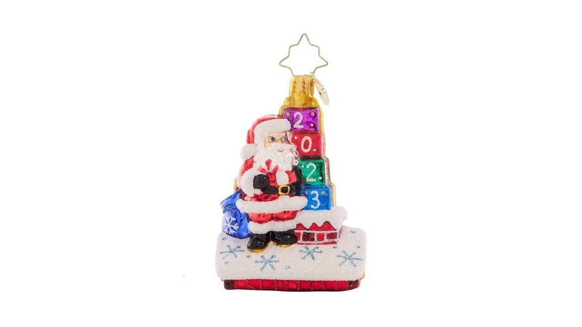 Christopher Radko Hand-crafted European Glass Christmas Tree Decorative Ornament, Another